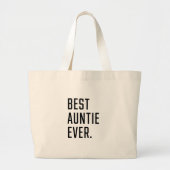 Beste Tante je Jumbo Stoffbeutel (Vorne)