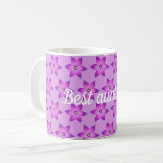 Beste Tante je Kaffeetasse (Vorderseite Links)