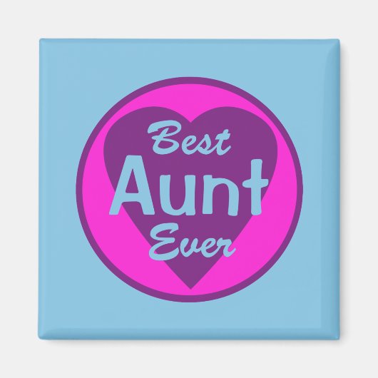 Beste Tante je Magnet (Vorne)