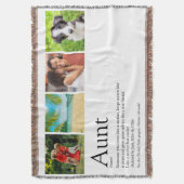 Beste Tante je Moderne Fotosammlung Decke (Vorderseite Vertikal)