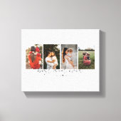 Beste Tante je Modernes Drehbuch 4 Fotos Collage G Leinwanddruck (Vorderseite)