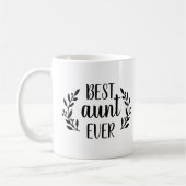 Beste Tante je Personalisierte Kaffee-Tasse Kaffeetasse (Links)