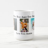 Beste Tante je | PERSONALISIERTES FOTO Kaffeetasse (Mittel)