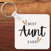 Beste Tante je Schlüsselanhänger (Vorderseite)