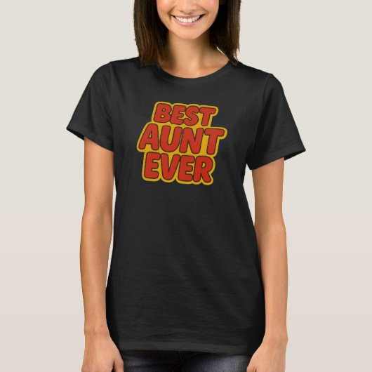 Beste Tante je T - Shirt (Vorderseite)