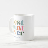 Beste Tante je Tante Kaffeetasse (Vorderseite Links)