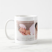 Beste Tante je zwei Foto Schwarz und Gold Kaffeetasse (Links)