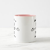 Beste Tante je Zweifarbige Tasse (Mittel)