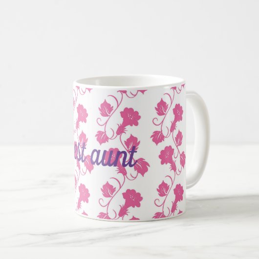 Beste Tante Kaffeetasse (VorderseiteRechts)