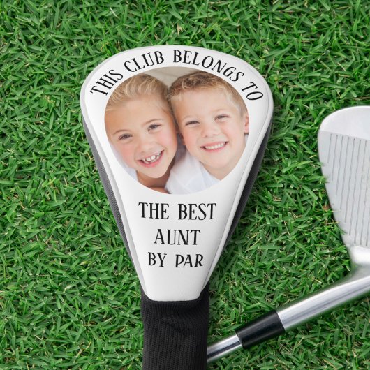 Beste Tante nach Par Foto Golf Headcover