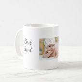 Beste Tante (oder andere Verwandte) Becher Kaffeetasse (Vorderseite Links)