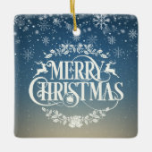 Beste Tante, Tante definiert Schneeflocken Keramikornament (Vorderseite)