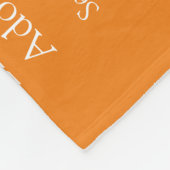 Beste Tante Tante Definition Orange Fun Fleecedecke (Ecke)