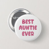 Beste Tante überhaupt Button (Vorne & Hinten)