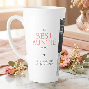 Beste Tante überhaupt Zitat Benutzerdefinierte Fot Milchtasse