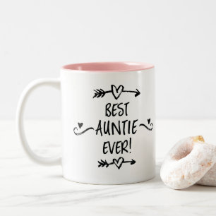 Beste Tante überhaupt Zweifarbige Tasse
