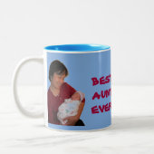 Beste Tante überhaupt Zweifarbige Tasse (Links)