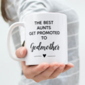 Beste Tante wird auf Godmatervorschlag geworben Kaffeetasse