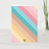 Beste Tante zum Geburtstag Karte (Rückseite)