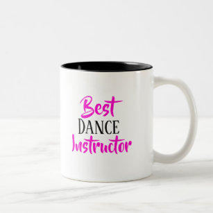 Beste Tanzlehrer-Tasse Zweifarbige Tasse