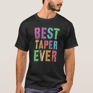Beste Taper-Crew je Vintage Drywall-Team T-Shirt