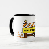 Beste Tasse für Bauarbeiten (Vorderseite Links)