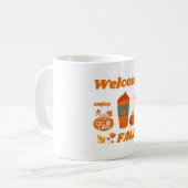 beste Tasse für die Herbstsaison. (Vorderseite Links)