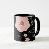 Beste Tasse für Tante und Blume (VorderseiteRechts)