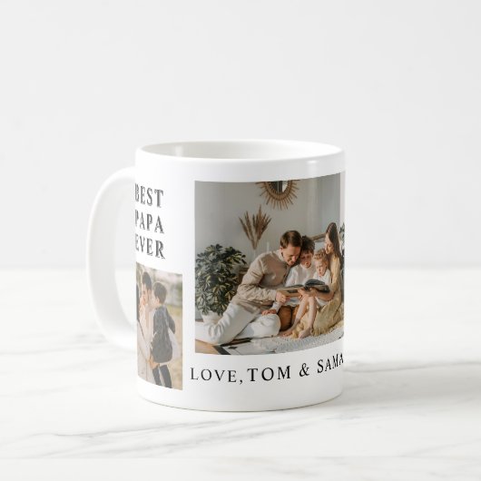 Beste Tasse Papa Ever (Vorderseite Links)