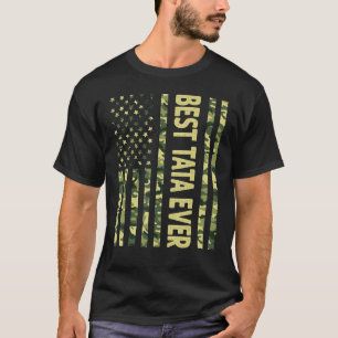 Beste Tata je US-amerikanische Flagge Großvater Va T-Shirt