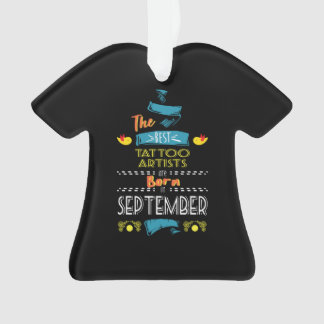 Beste Tattoo Artists Geboren im September Geschenk Ornament