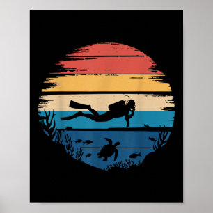 Beste Tauchkunst Für Männer Frauen Tauchen Taucher Poster