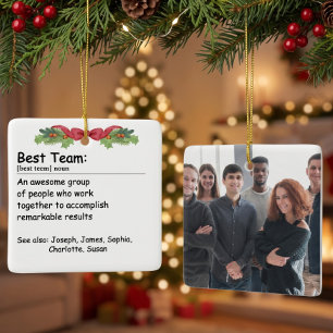 Beste Team-Definition Foto individuell Keramikornament