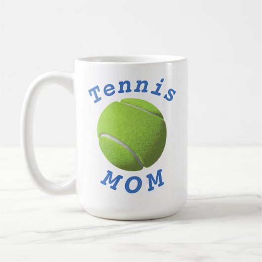 Beste "Tennis MAMA" Ever! Muttertag Kaffeetasse (Links)