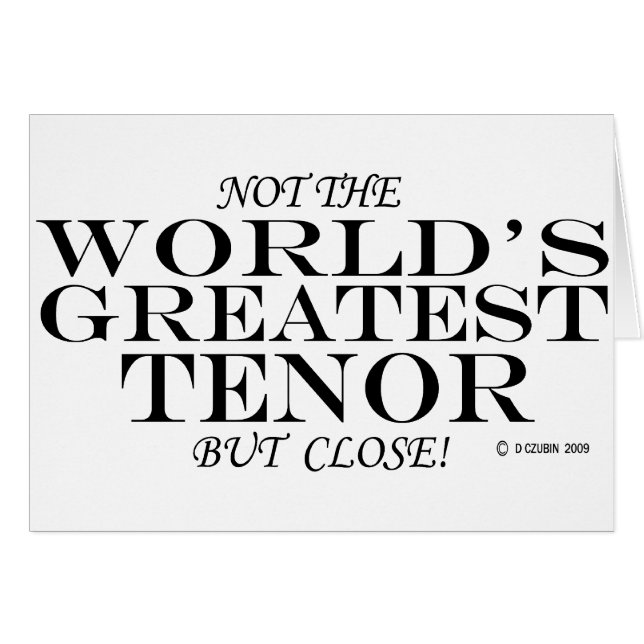 Beste Tenor Nah (Vorderseite (Horizontal))