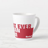 Beste TEXAN-MAMA je Milchtasse (Rechte Ecke)