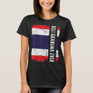 Beste thailändische Oma je Thailand Flag Muttertag T-Shirt