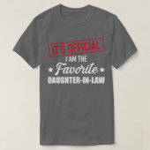 Beste Tochter aus Mutter- oder Vaterschaft T-Shirt (Design vorne)