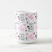 Beste Tochter Geburtstag Benutzerdefinierter Text Kaffeetasse (Mittel)