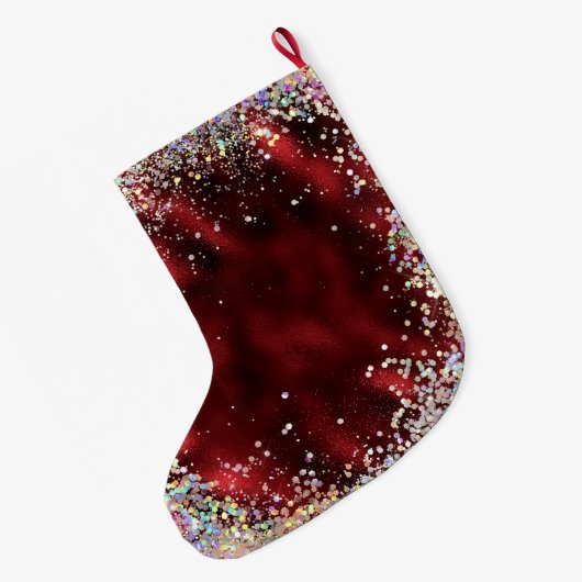 Beste Tochter Großer Weihnachtsstrumpf (Rückseite (Hängend))