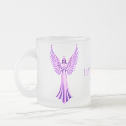 Beste Tochter je | Archangel Chamuel Pink Mattglastasse (Links)