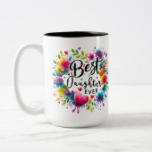 Beste Tochter je blutige Tasse (Links)