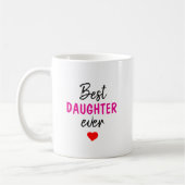 Beste Tochter je Kaffeetasse (Links)