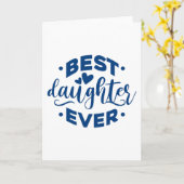 Beste Tochter je Karte (Gelbe Blume)