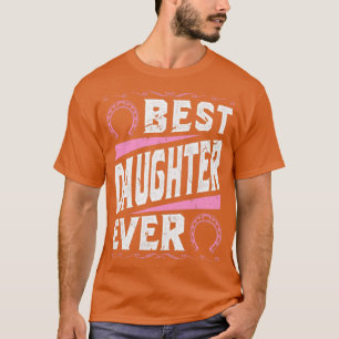 Beste Tochter je Pferderücken Reiten Reitstall T-Shirt