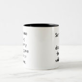 Beste Tochter-Tasse Zweifarbige Tasse (Mittel)