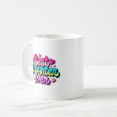 Beste Tochter überhaupt (Stil 1) Kaffeetasse (Vorderseite Links)