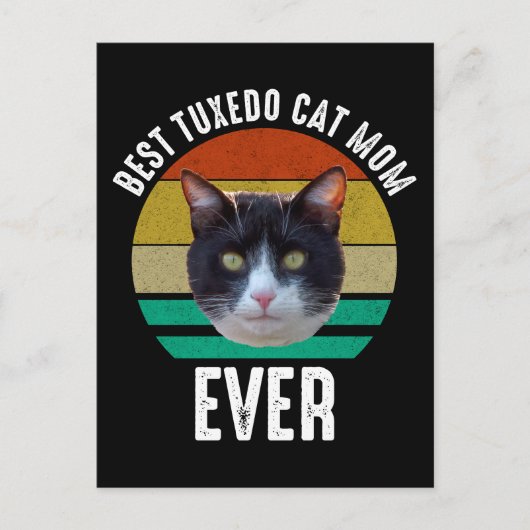 Beste Tuxedo Cat Mama je Postkarte (Vorderseite)