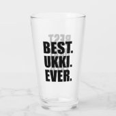 Beste Ukki je finnischer Großvater Glas (Rückseite)