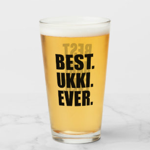 Beste Ukki je finnischer Großvater Glas